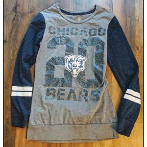 Chicago bears football glitter long sleeve S